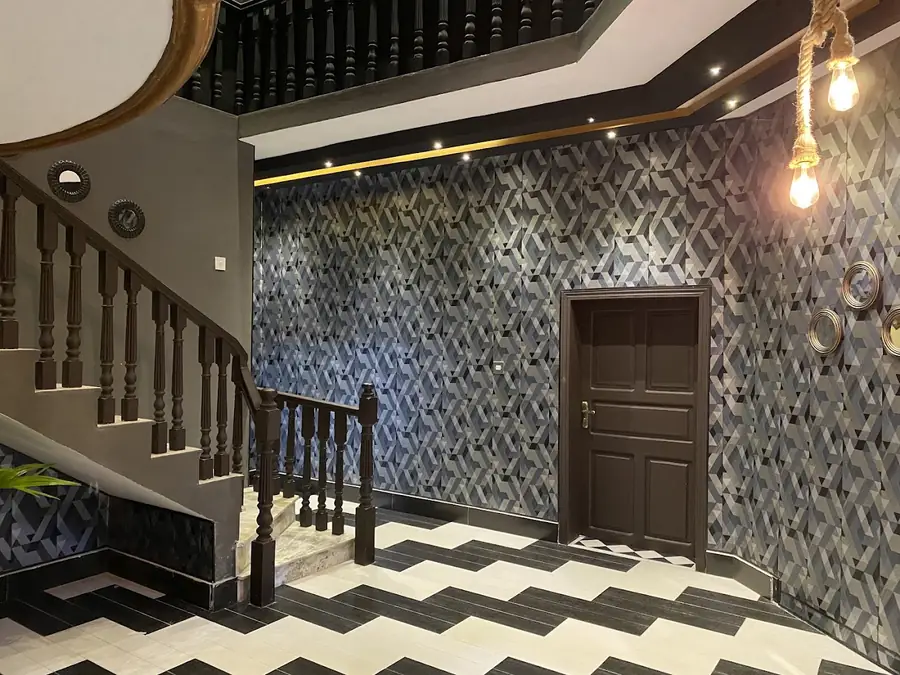 Entrance hall and staircase at the clinic